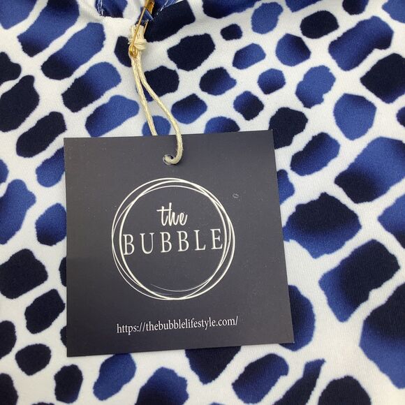 The Bubble Womens‎ Birdie Polo Golf Tennis Top Blue Size Medium NWT - Picture 5 of 9